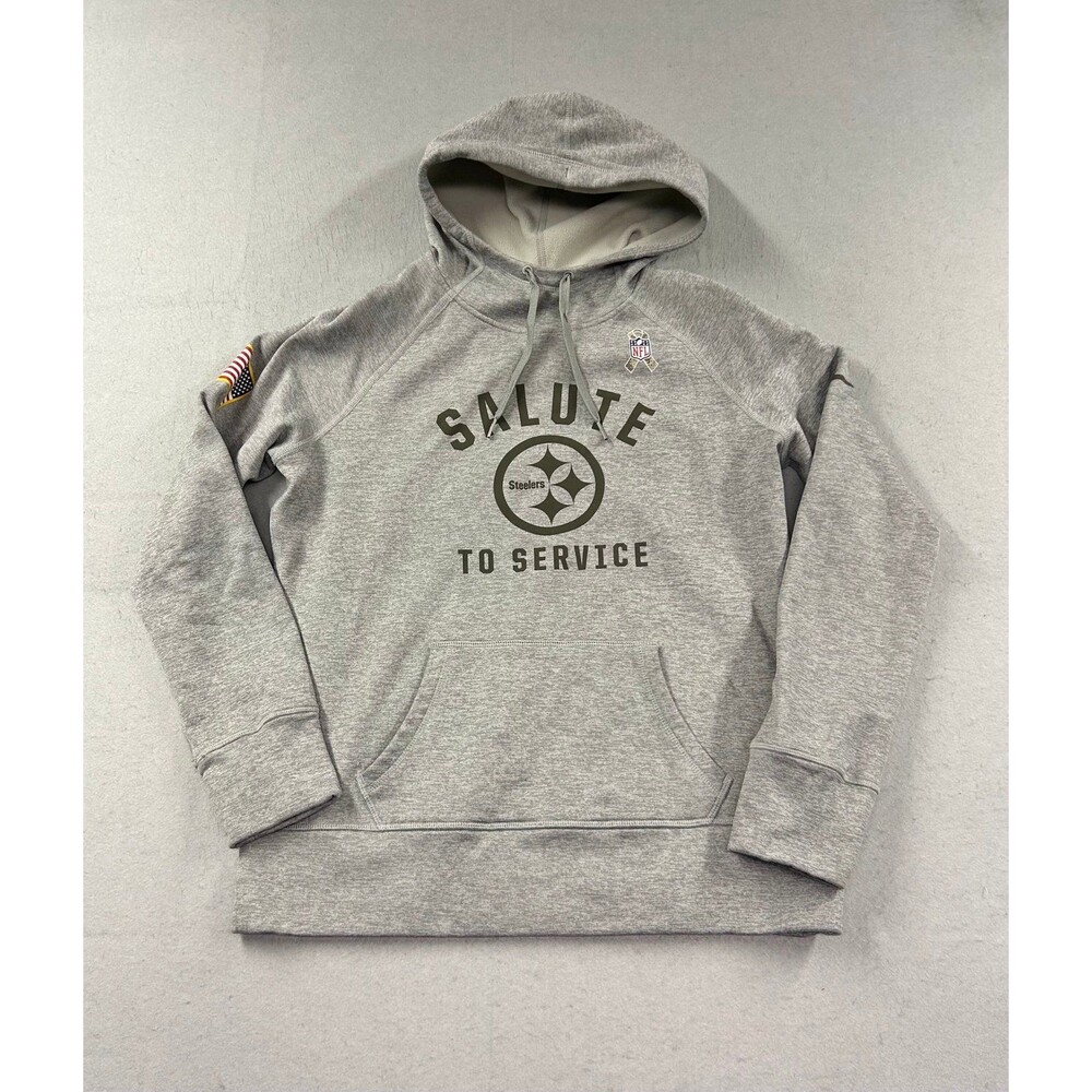 Nike Kids Pittsburgh Steelers Salute The Service USA Hoodie Youth Large